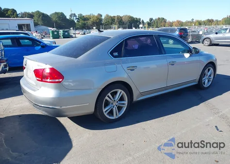 2012 Volkswagen Passat 2.0L Tdi Sel Premium из США, поврежденный, VIN 1VWCN7A35CC013486
